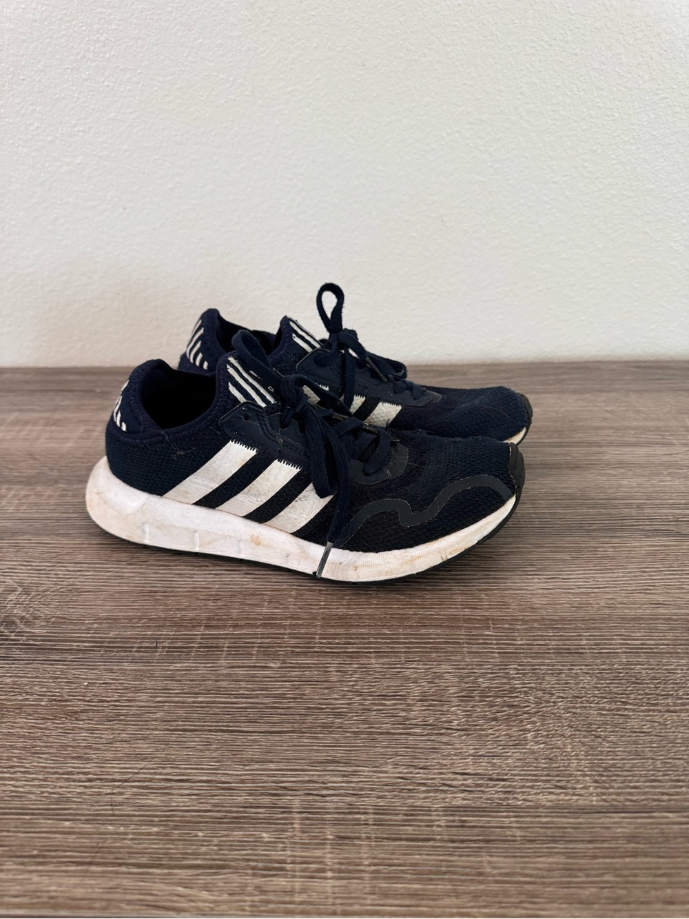 Adidas Kids Navy White Athletic Sneakers